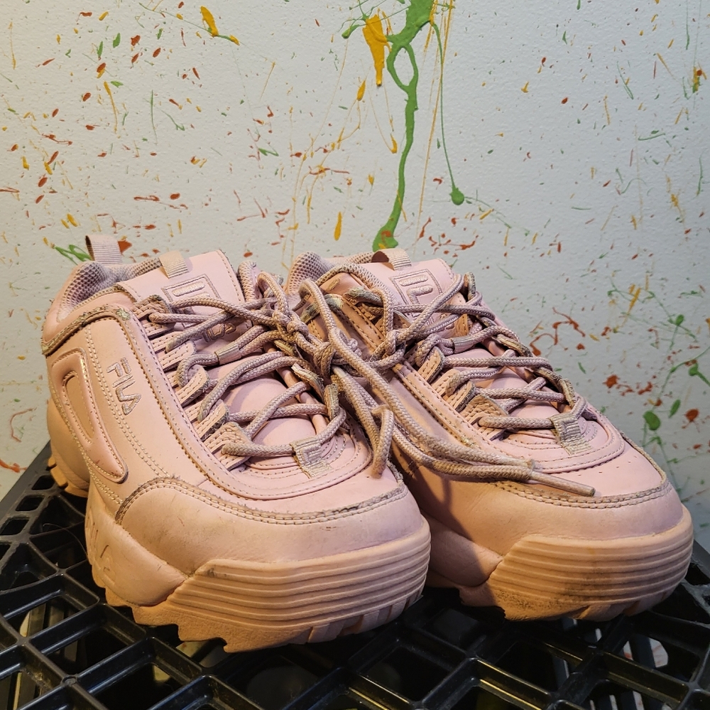 Fila Disruptor Women's Size 5 Shoes Pink Athletic Trainer Sneakers